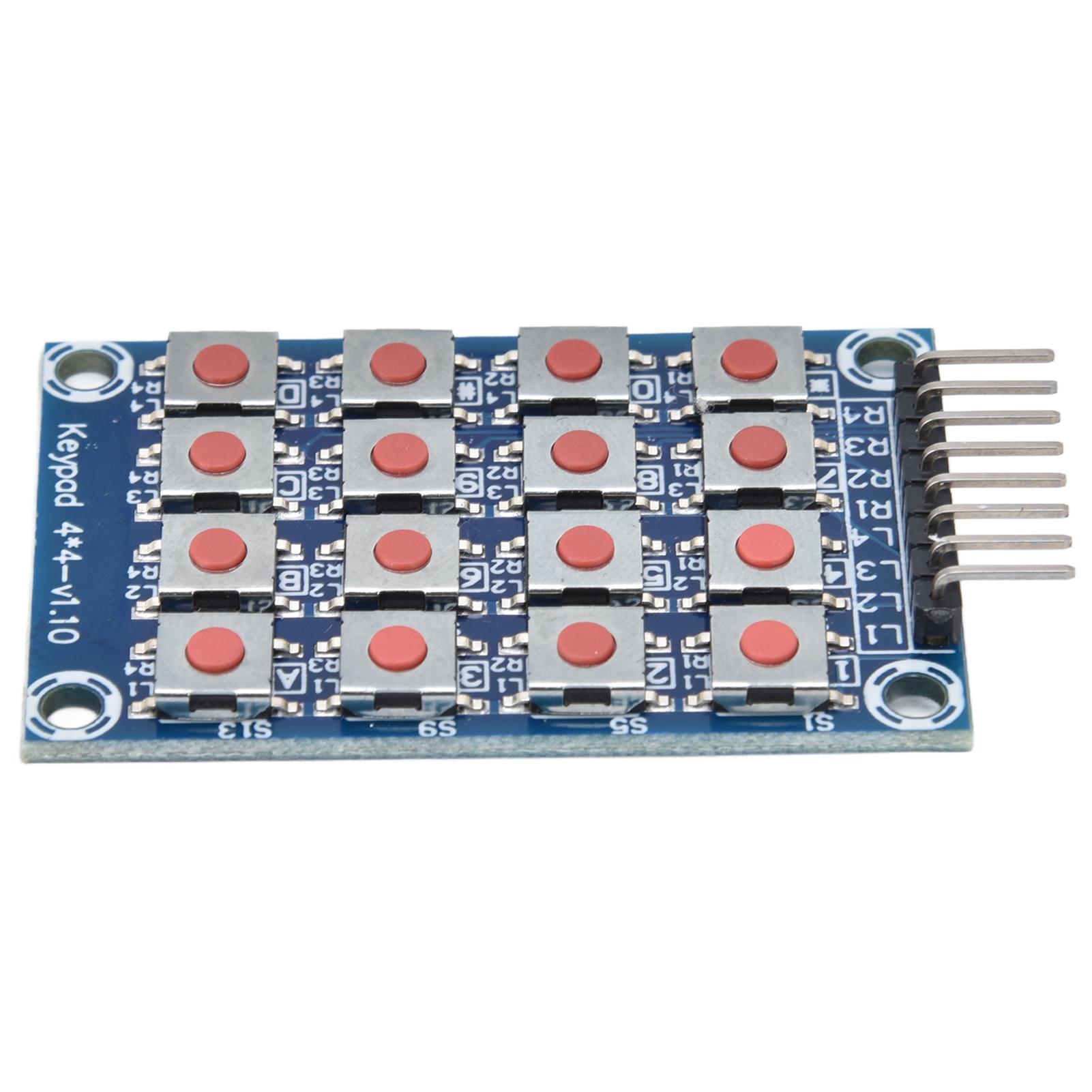 

8 Pin 4x4 Array 16 Buttons Keyboard Switch MCU External Expansion Module for Electrical Control
