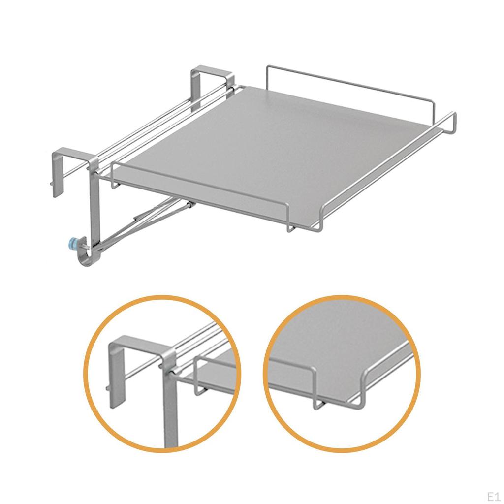 Cabinet Door Storage Rack Organizer Folding, Easy to Clean, Multipurpose, Countertop