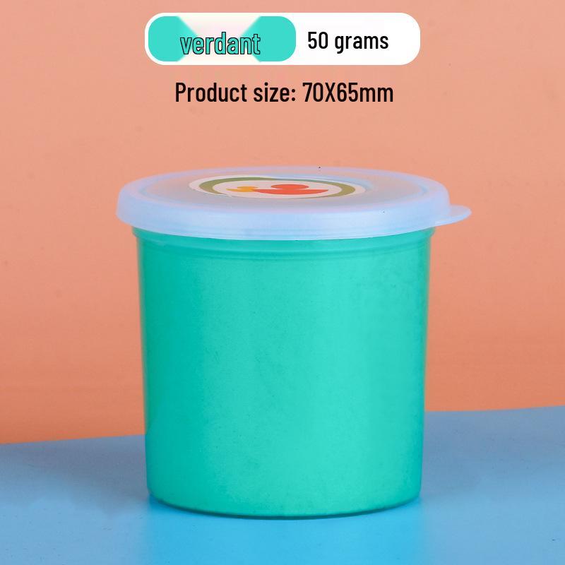 50g Large Jar Pack: Super Light Nontoxic Colored Clay for Kids' DIY Crafts and Toys
