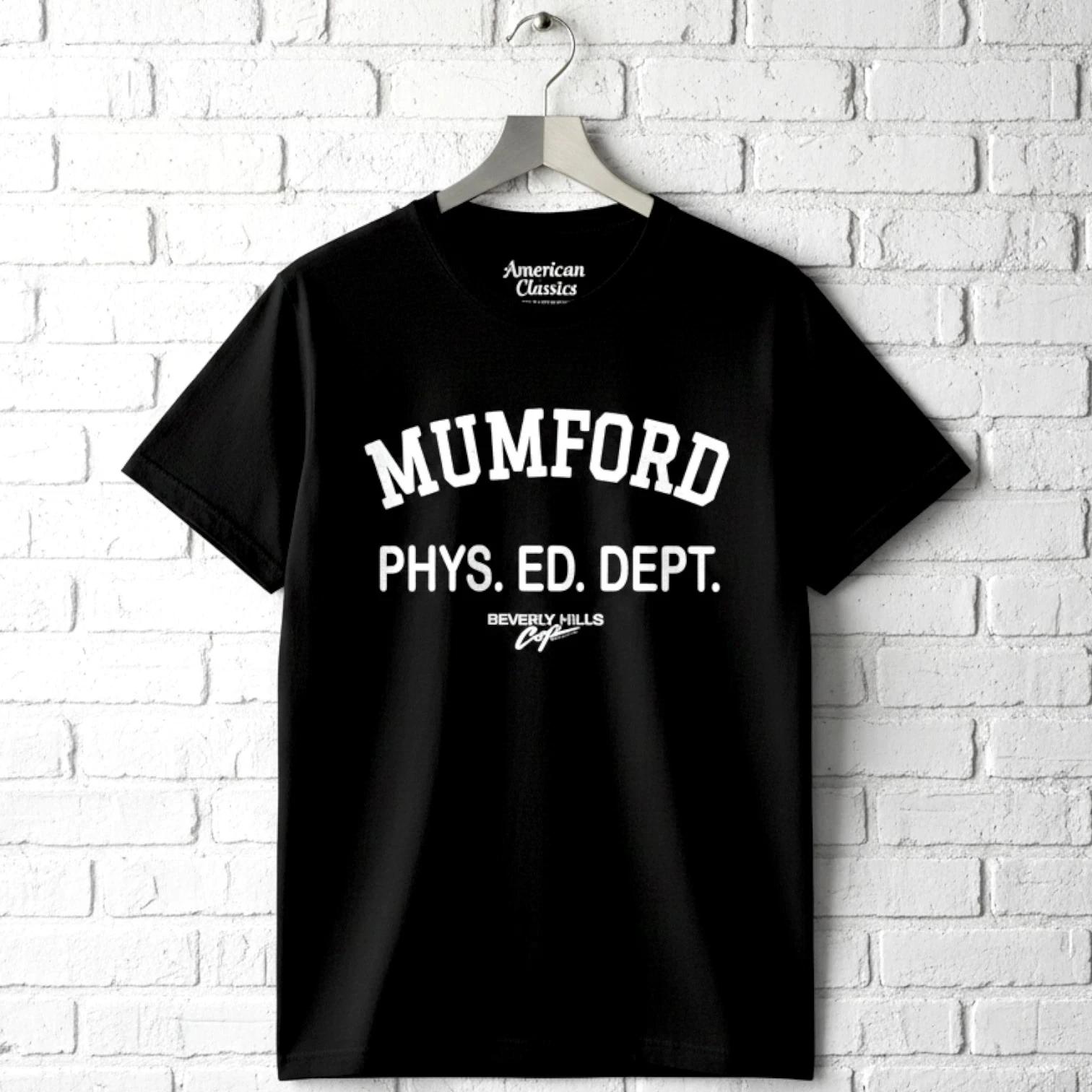 Полицейский из Беверли-Хиллз Mumford Физкультура Мужская черная футболка XS