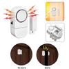 High Volume Anti-theft Doorbell Alarm Wireless Easy Installation Burglar Alarm Self-adhesive Magnetic Sensor Alarm