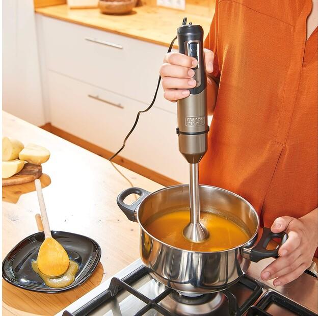 Immersion Blender Black&Decker BXHBA1000E with Attachments (ES9160040B)