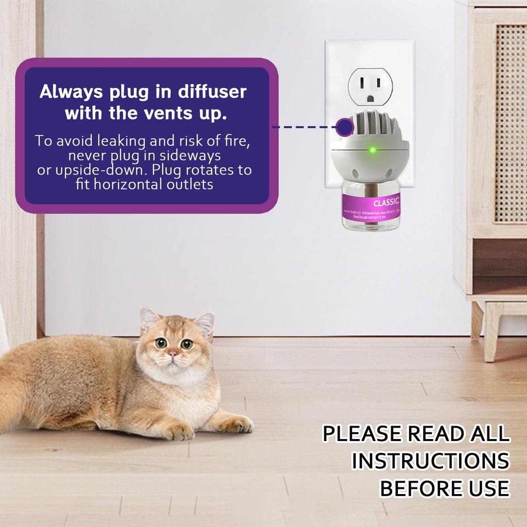 Classic Calm For Cats, 30 Day Refill, 3 Packs 48ml