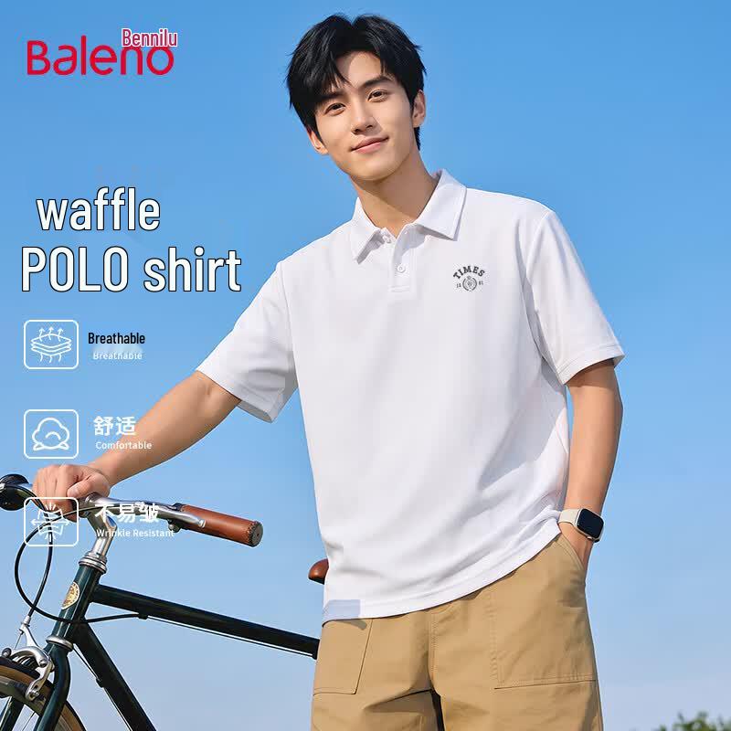 Baleno Men's Waffle Polo Shirt