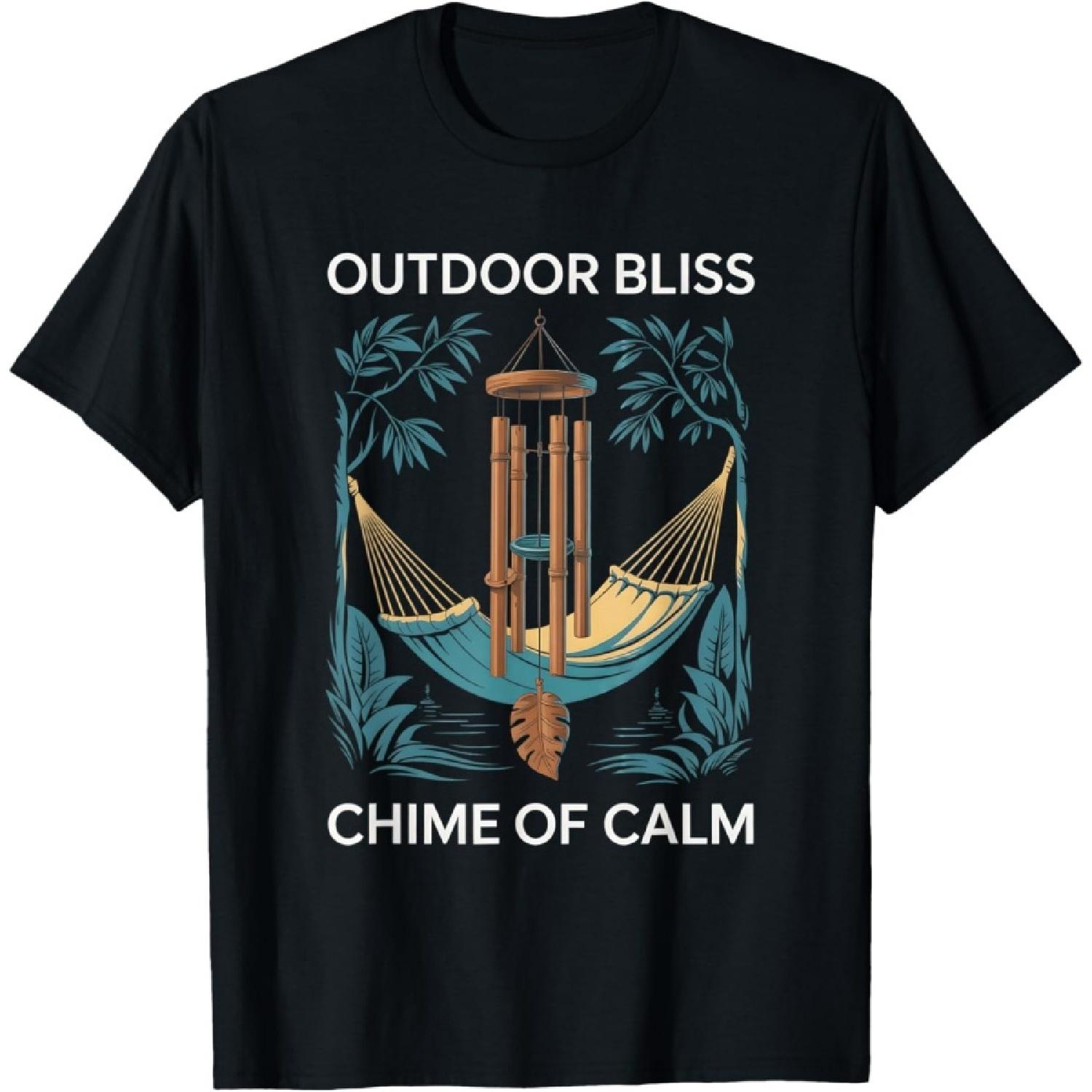 

Wind Chimes for Outdoor Sanctuary - Relaxation Seekers T-Shirt(5) XXXXXL чорний