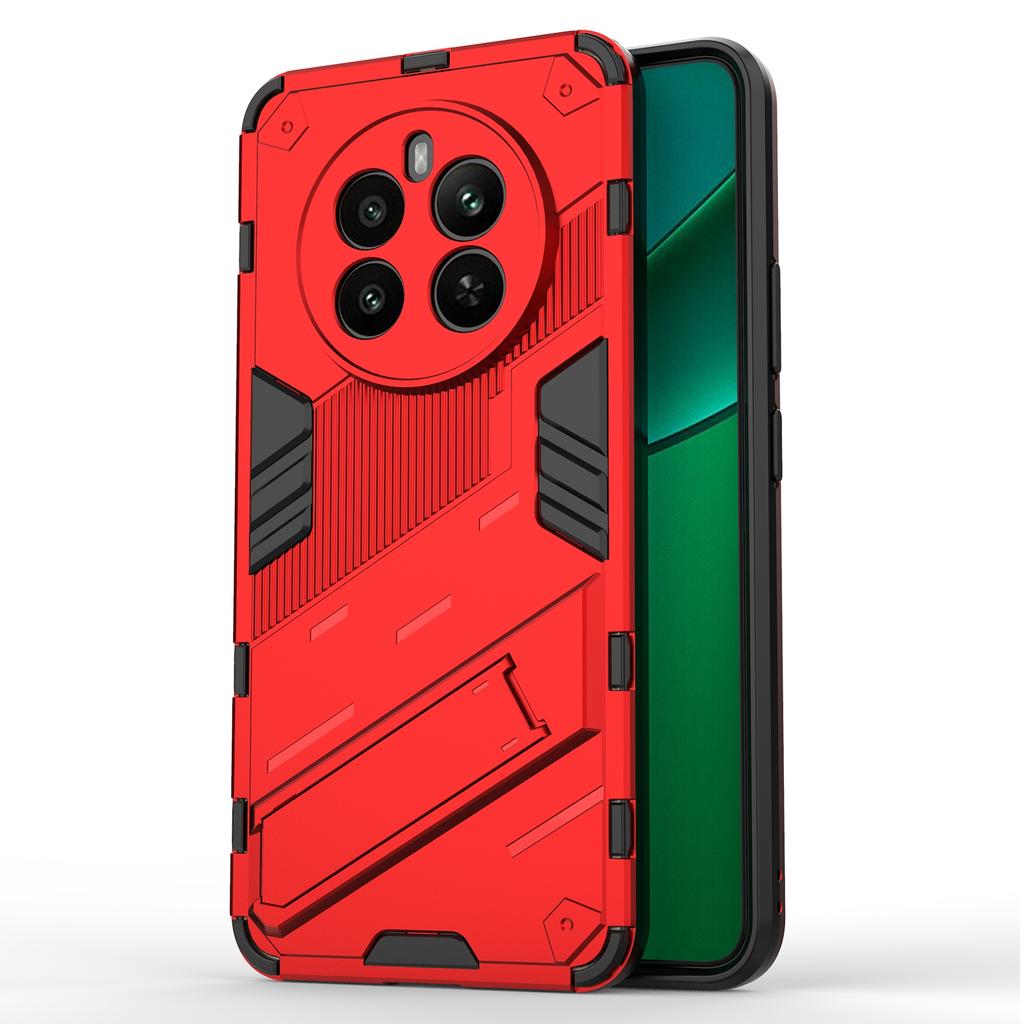 Carcasă pentru Realme 12 4G/12+ 5G cu Suport Kickstand PC+TPU Husa Protectoare Rezistentă pentru Telefon