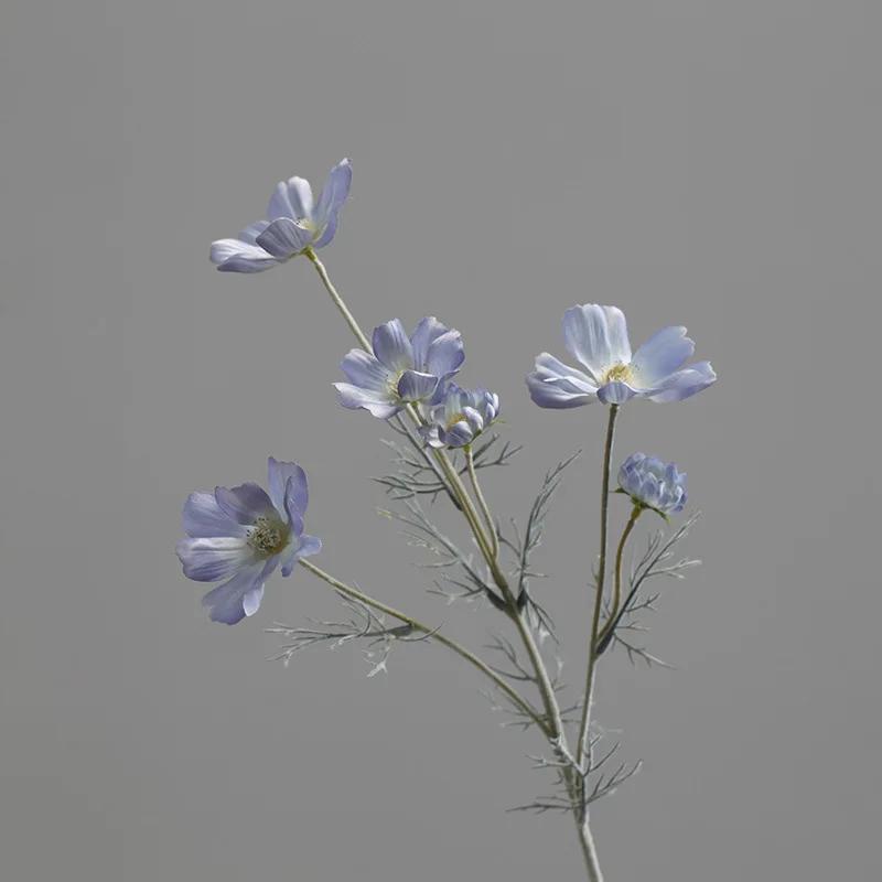 60CM Gesang Chrysanthemum Artificial Flower Pastoral Home Interior Decoration Wedding Ornament Flower Arrangement