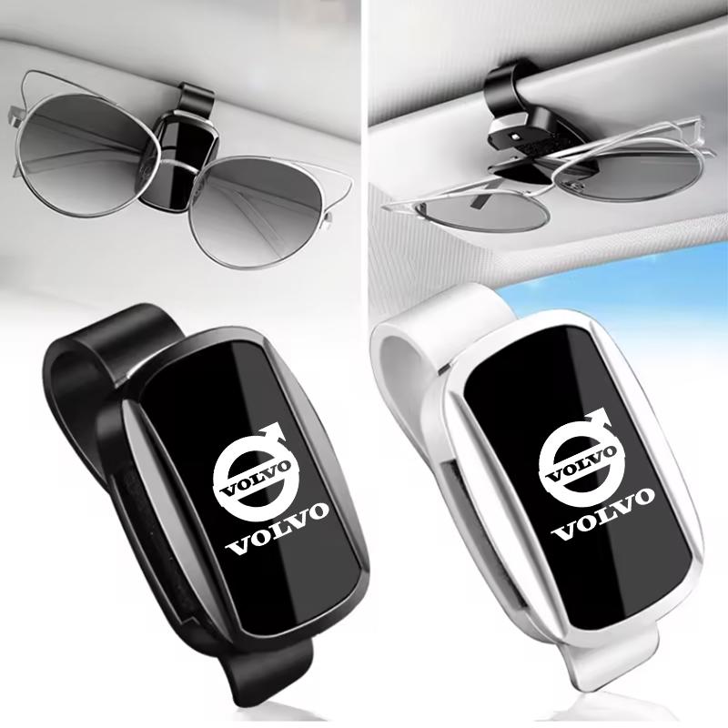 Car Interior Sun Visor Glasses Holder Sunglasses Clip Suitable for Volvo XC60 S90 XC90 S60 XC40 V60 V90 S40 Volvo C40 C70