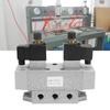 3 Position 5 Way Pneumatic Solenoid Valve Double Electric Controller G1 8in K35D2H 6AC220V