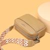 Luxury Solid Color Genuine Leather Ladies Messenger Bag 100% Soft Cowhide Shoulder Crossbody Bags For Women 2026 Female Handbags