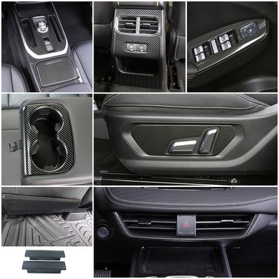 Carbon Fiber Color For Haval Jolion -2024 Interior Accessories Modify Part Refit Decorate Cover Trim Anti Kick Scratch Dirty