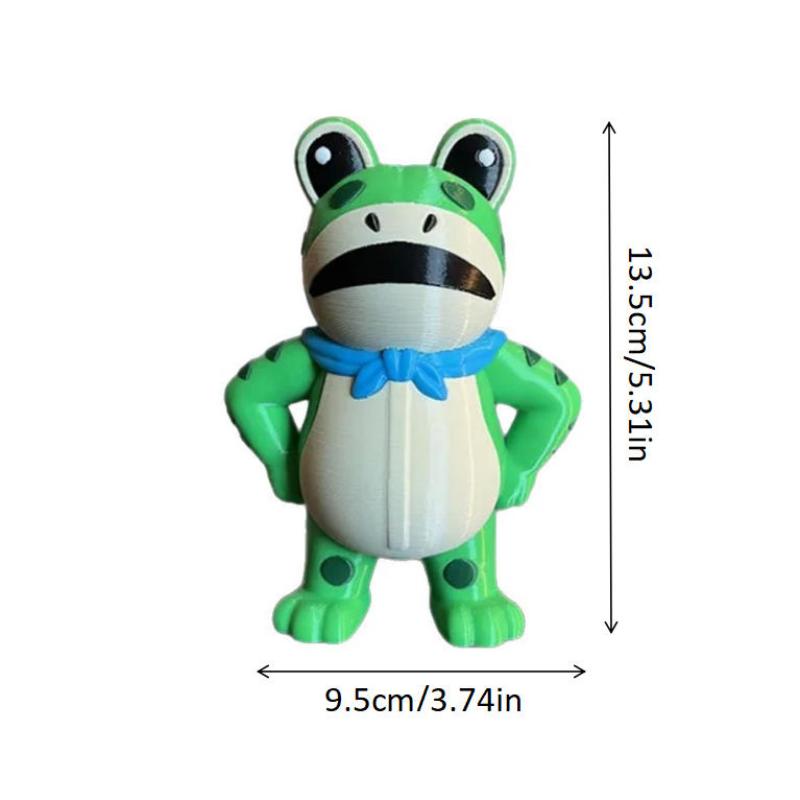 Funny Portland Protest Frogs Statue Desktop Ornament Protest Resist No Kings Cute Frog Figurines Home Office Decor Gifts