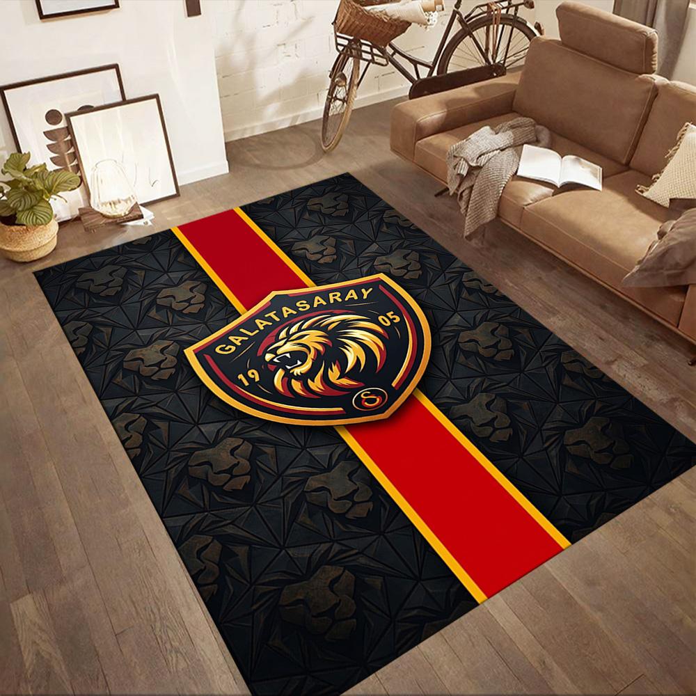 Galatasaray 72 Area Rug Suitable for Outdoor Balcony Living Rooms Kitchen Antislip Carpet Decorate Offices Perfect Birthday/Christmas Gift Idea
