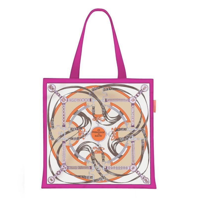 Printed Canvas Bag Women's Hand Bag Large Capacity Student Tutoring Shoulder Bag