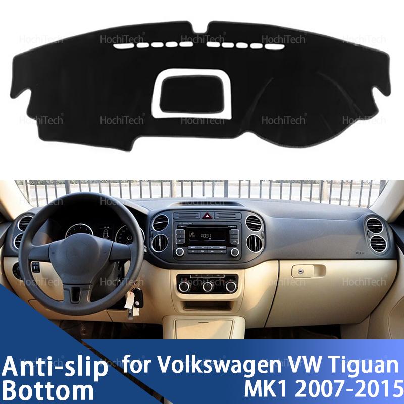 Für Volkswagen VW Tiguan MK1 2007-2015 Auto Armaturenbrettabdeckung Dash Mat Board Pad Teppich Dashmat Anti-UV Matten Zubehör