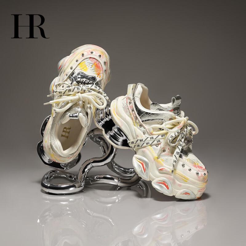 HR Helena Women s Graffiti Platform Sneakers 36