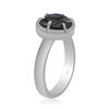 10X10 Mm Natural Abalone Shell Gemstone 925 Sterling Silver Prong Set Ring For Women & Girls