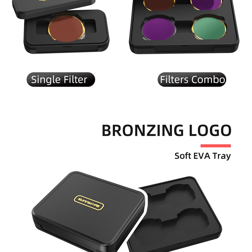 Camera Filter Lens Waterproof Professional Drone Lenses Aircraft Supplies Photography Replacement for 3