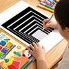 4/1Pcs 3D Magic Stereoscopic Painting Creative Fun Magic For Kindergarten 3-7 Years Old Thinking Training Coloring Sketches