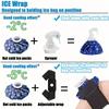 Reusable Ice Packs for Injuries Cold/Hot Water Pack Gel Pain Relief for Knee Shoulder Ankle Foot Elbow Migraine Headache Face