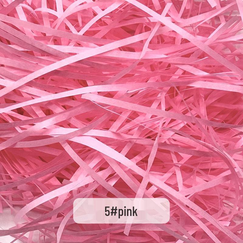 Raffia Grass Filler: Shredded Silk Paper for Candy Box Souvenirs