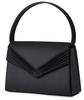 SUNSPOT Schwarze Elegante Handtasche für Damen, Leicht und Elegant, Perfekt für Trauerfälle, Beerdigungen, Abschlussfeiern, Einschulungen, Hochzeiten, Schule