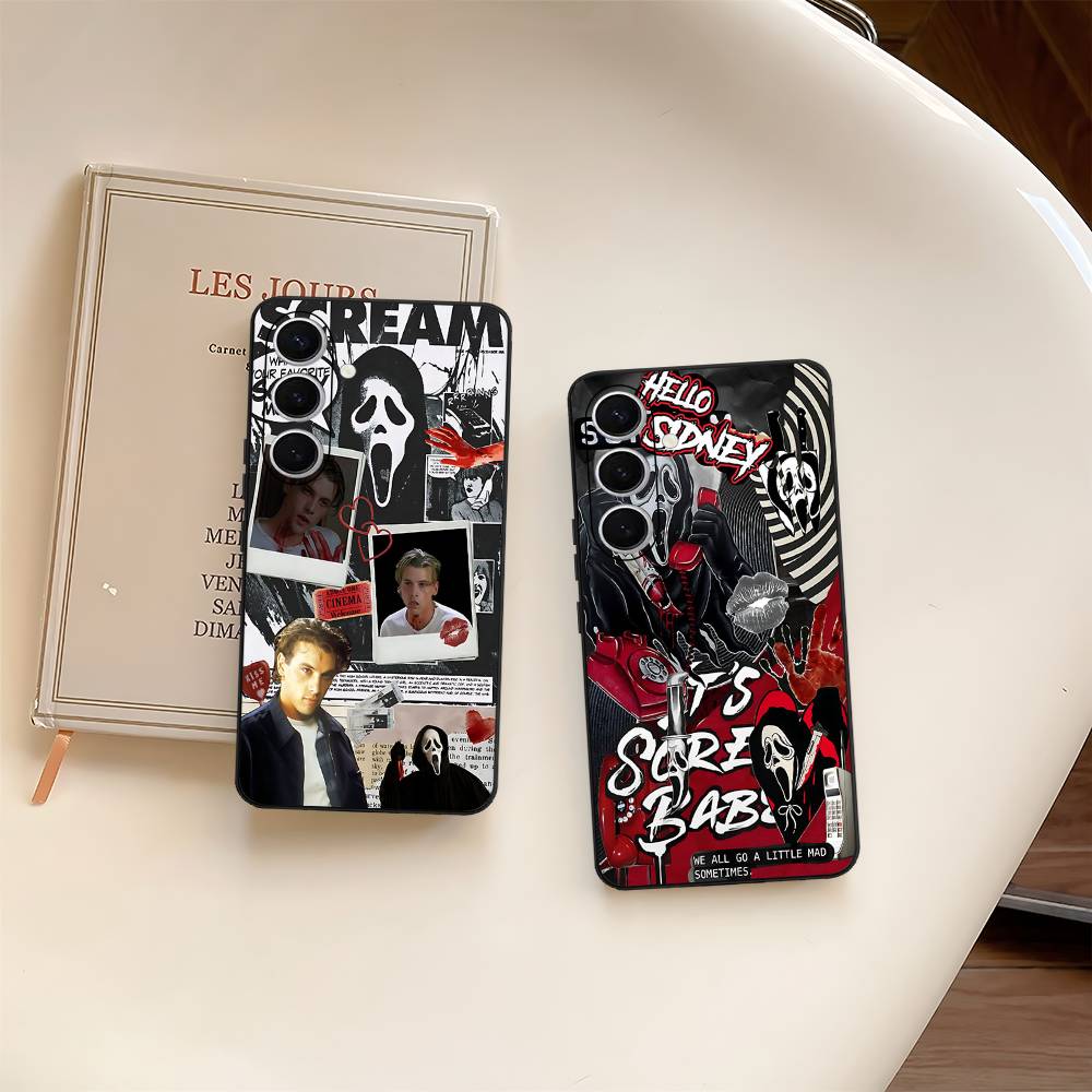 Horor S-scream Dead Phone Case For Samsung S 24 Fe 25 Ultra Plus 20 Lite 21 30 22 23 24 22 Ultra 5G Fundas