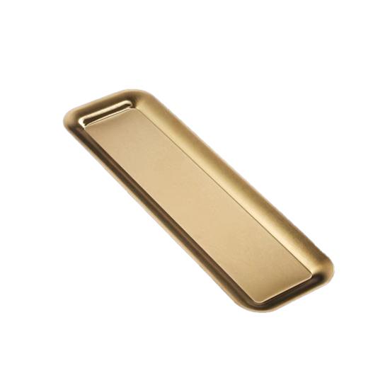 Stainless Steel Rectangular BBQ Plate Korean Style Roasting Pan for Meat Snack Dessert Tray Sushi Dish for Home Kitchen