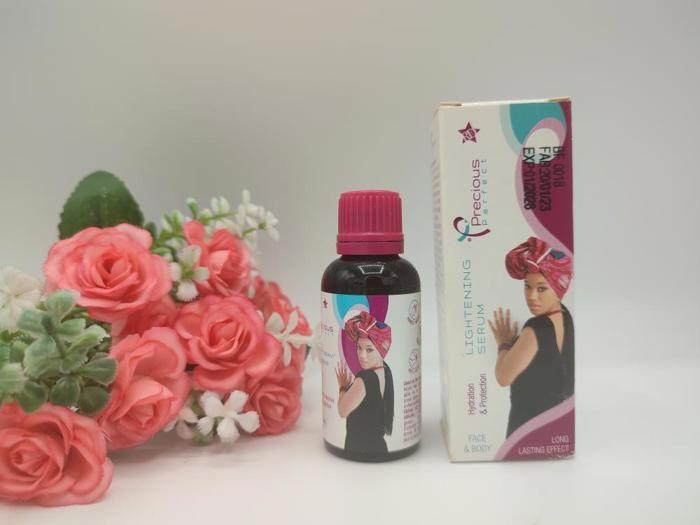 Sérum Éclaircissant - Précieux Perfect - 30ml - Acide De Fruits - Protection UV - Ingrédients Naturels