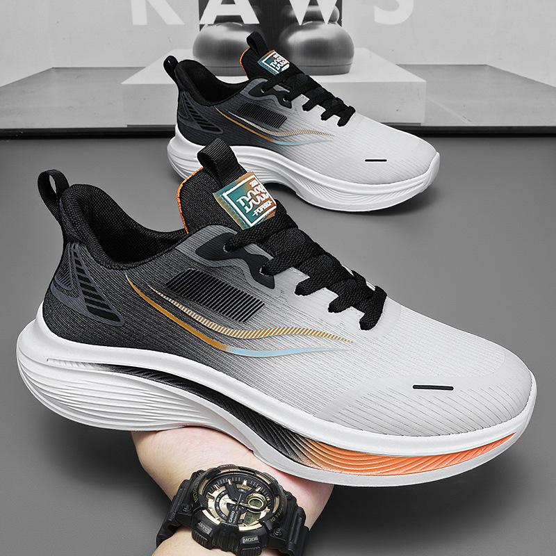 Summer Men Breathable Marathon Running Shoes Lightweight Versatile Man Platform Sneakers Outdoor Sports Walking Footwear Hombre