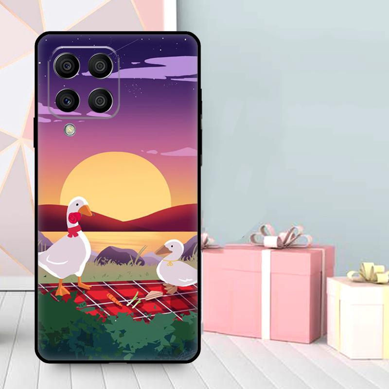 Cartoon Funny Goose Case For Samsung Galaxy M06 M11 M31 M14 M34 M54 M12 M32 M52 M15 M13 M16 M36 M56 M53 M35 M55