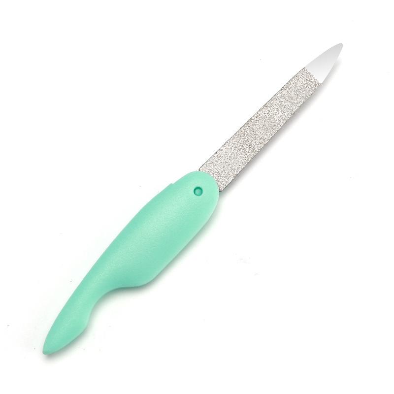 

Мини-пилочка для ногтей в форме птицы, двухсторонняя матовая пилочка для маникюра, инструменты для маникюра зелёный