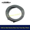5m Water Pipe for Car Wash Machine: 12MM Inner Diameter, 16MM Outer Diameter, Includes 3 Heads for Faucet & Vegetable Watering Pump.