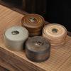 Retro Cylindryczny Ceramiczny Słoik do Przechowywania z Pokrywką Szczelne Pojemniki na Herbatę Pudełko do Przechowywania Cukierków Ziaren Porcelanowy Słoik Rękodzieło Prezent Dekoracja Domu