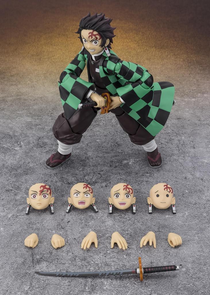 TAMASHII NATIONS Demon Kimetsu No Yaiba Tanjiro Kamado Mugenjo Decisive Battle Approximately 140mm PVC ABS Painted Movable Figure S.H.Figuarts Slayer