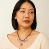 Literature Metal Skull Pendant Necklace Jewelry Set Vintage Earring Collarbone Chain  Autumn
