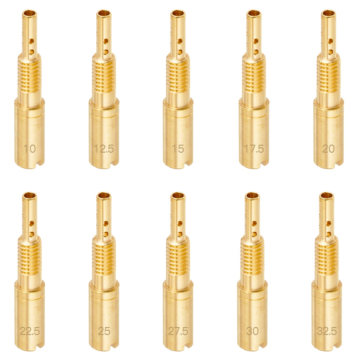 

Микуни Пилотный жиклер Jetsetmoto 10 размеров Микуни TMR/TDMR (28 x 5), Медленный жиклер пилота