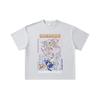 260 GSM Double Yarn 32 Count 100% Cotton Digimon V7 Print Unisex Heavy Cotton T Shirt