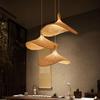 Handwoven Pendant Home Decor Bedroom Living Room Bamboo 1/3 Light Pendant Light Room Hotel Light Hanging Light Hotel Decor Light