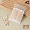 100Pcs Micro Wood Cotton Swab Eyelash Extension Tools Tatoo Microblading Cleaning Wooden Sticks Cosmetic Cotton Brush Buds Tip