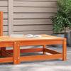 Vidaxl Garden Stool, Waxed Brown, 70X70X30 Cm, Solid Pine Wood