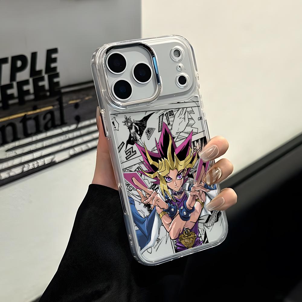 

Duels Monsters Yu-Gi-Oh! Phone Case for Apple iPhone 17 Air 16 16e 15 14 13 12 11 Pro Max X Xs XR 8 Plus Luxury Clear Cover iPhone 8