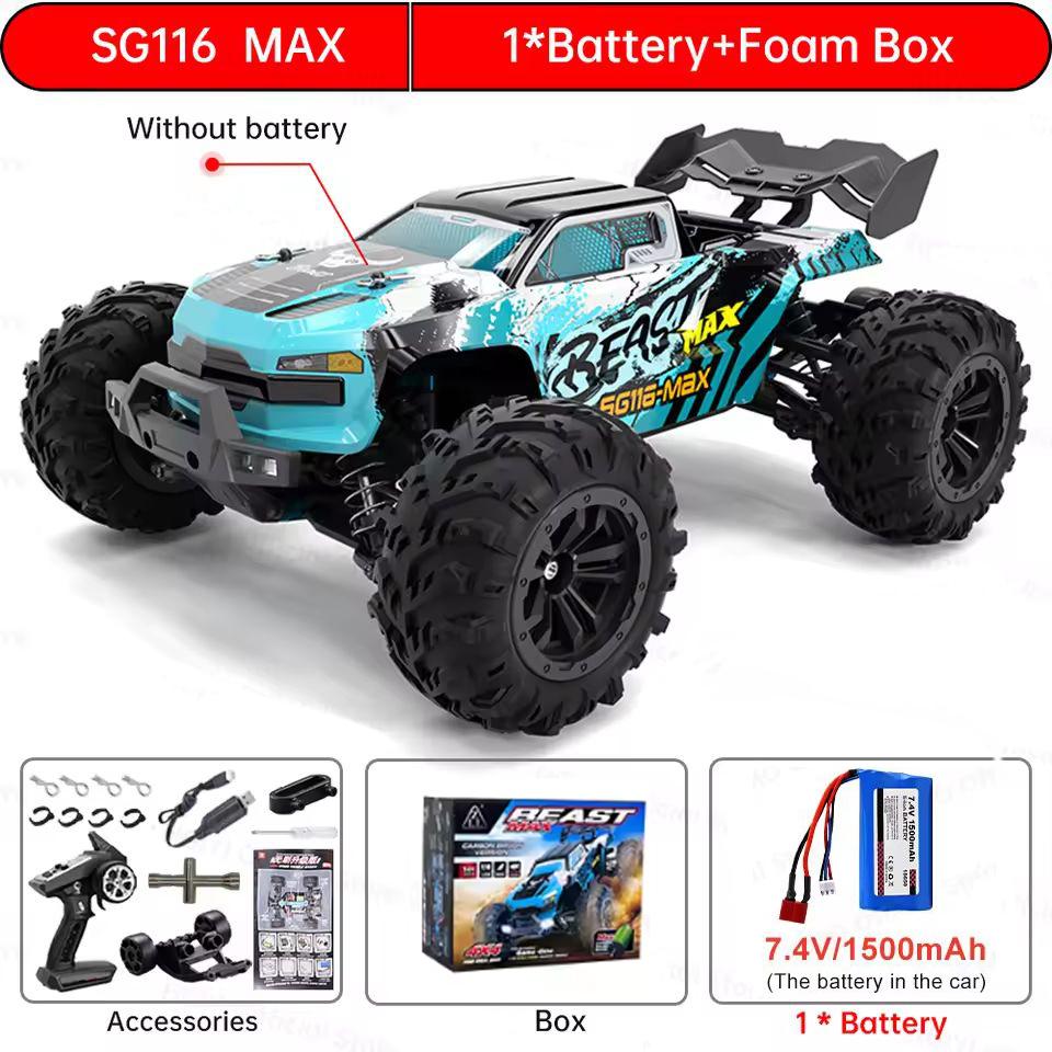 SG116MAX 80KM/H High Speed RC Car Brushless 4WD Off-Road Drift Remote Control Car 1:16 Professional Racing Cars SG116PRO 40KM/H
