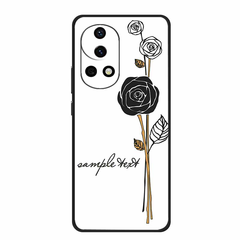

3D Emboss Case For Huawei Nova 12 Pro Phone Case Flower Silicone Soft Back Cover For Huawei Nova 13 12 Ultra Case Nova13 12Pro Nova 13