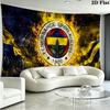 Fenerbahce sk Wall Tapestry Aesthetic Wall Hanging Printed Fabric Blanket Decorative Tapestries for Bedroom Living Room Home Decor