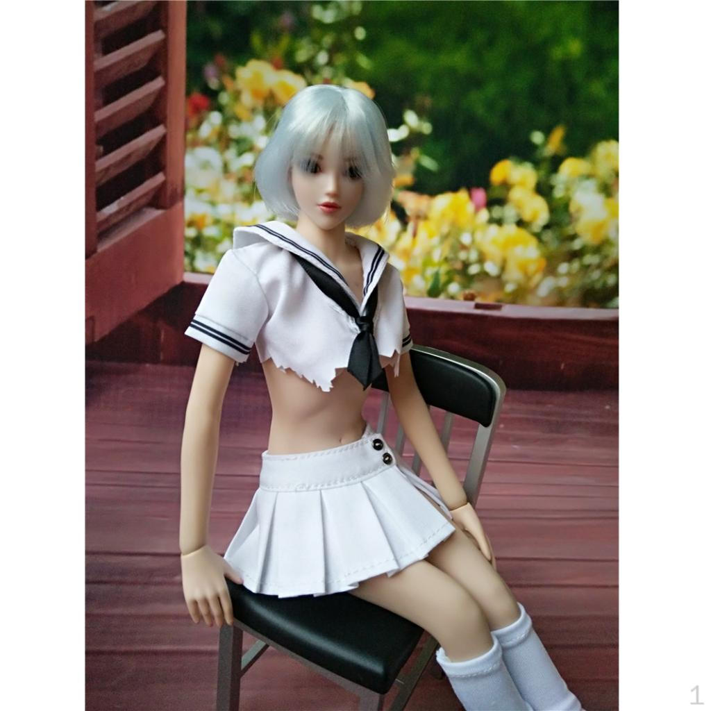 1/6 Scale Shirt Skirt Panties Cloth Socks Accessories for 12 Inches Female Action Figure