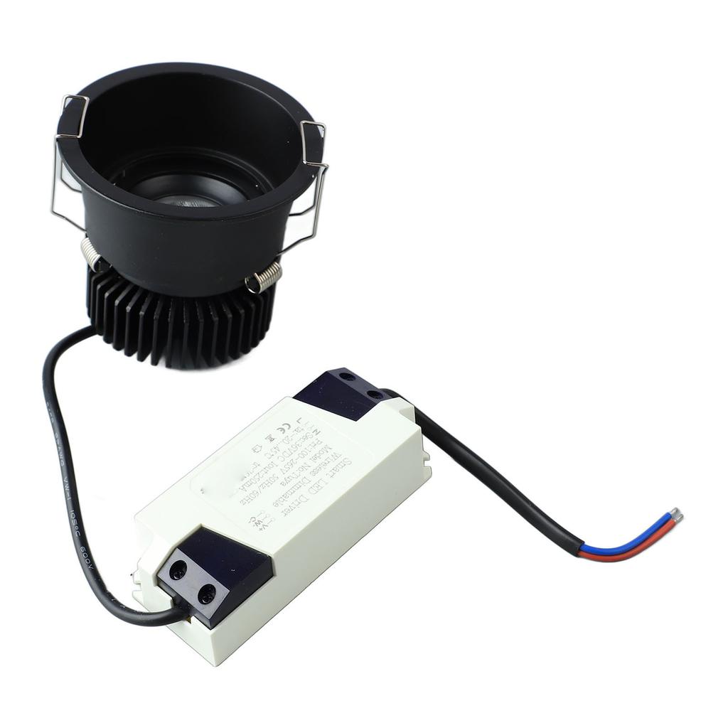 10W Recessed LED   for   Light Absorption 30 degrees    100 to 265V Embedded Downlight for Living Room Hotel