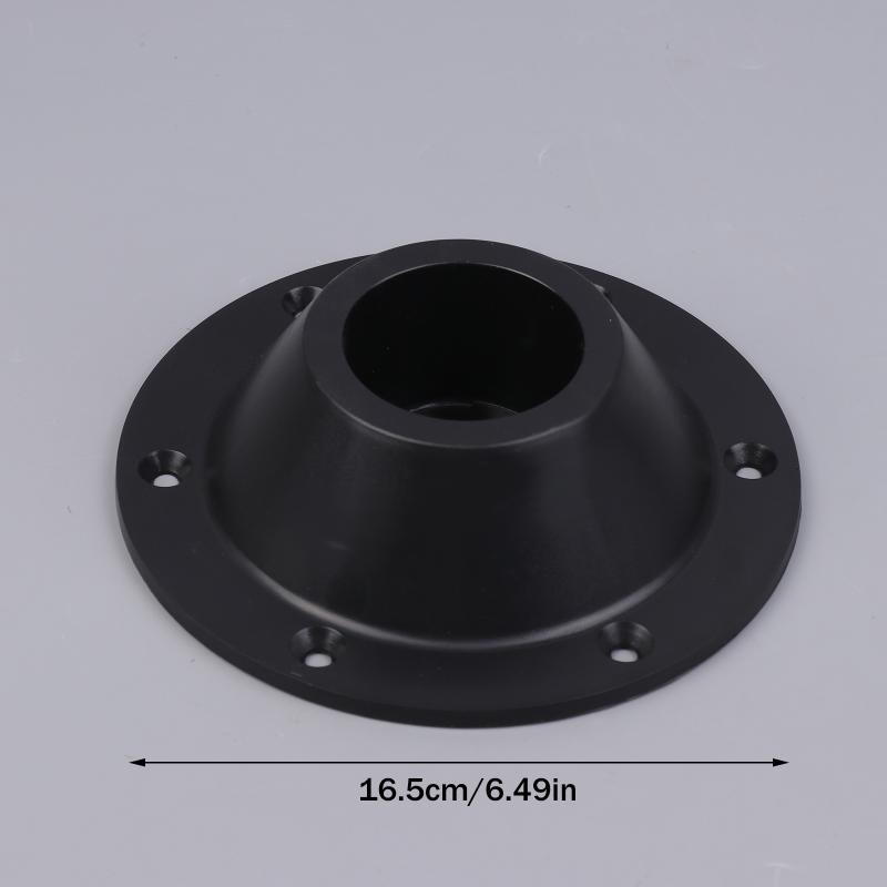 1Pcs RV Pedestal Table Leg Base Camper Floor Mounting Base for RV Dinette Table Aluminum
