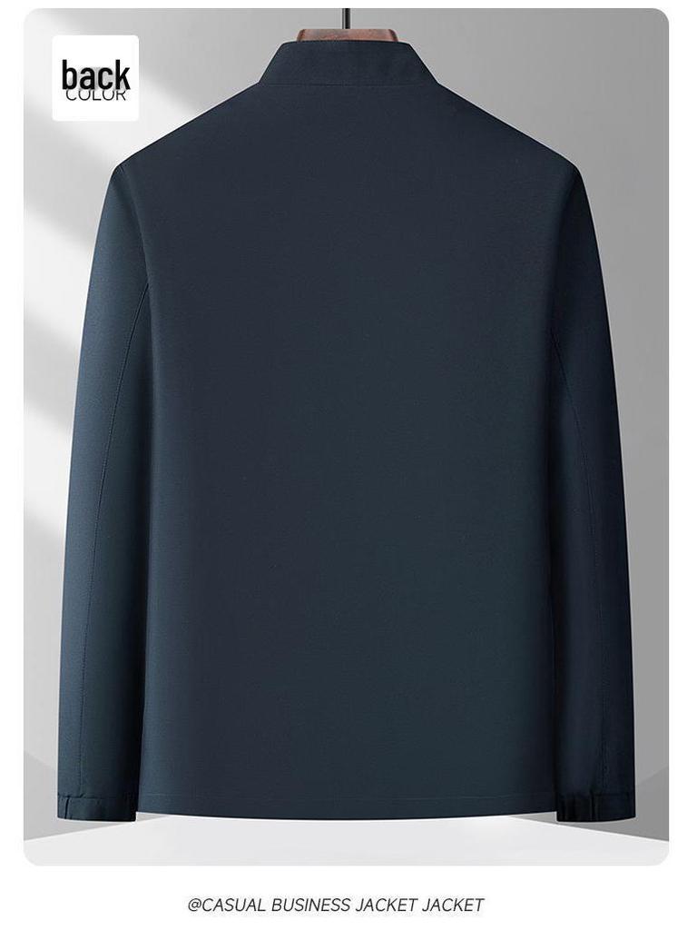 Men's Spring/Autumn Executive Casual Jacket - Middle-aged & Elderly Dad Wear