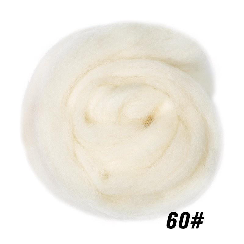 12g Multiple Solid Color Wool Felt DIY Needle Punched Felt Wet Felt Colored Wool Material Bag Handmade DIY Accessories